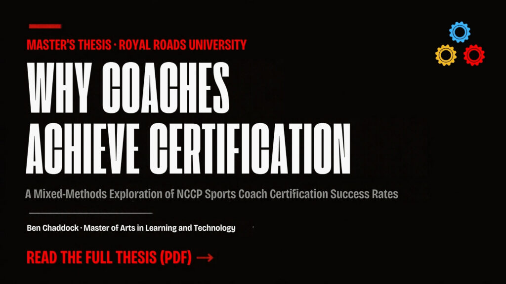 Master's thesis, Royal Roads University: Why Coaches Achieve Certification. Read the full thesis (PDF).